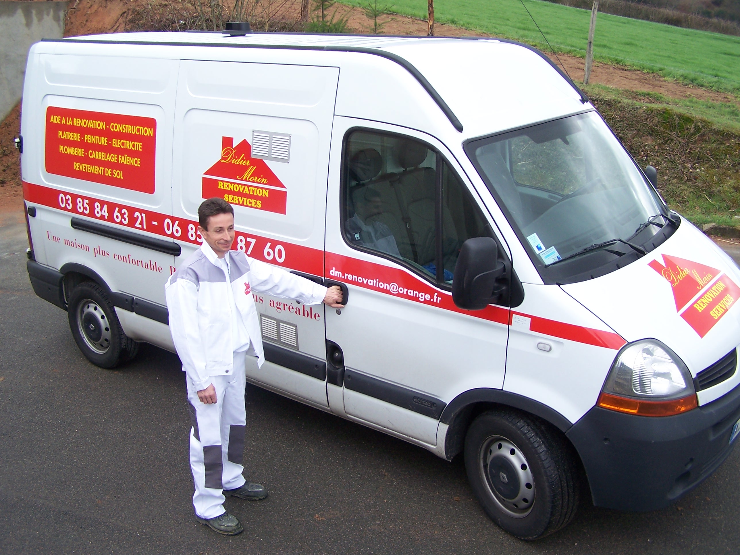 didier morin avec son camion